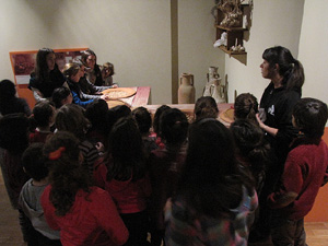 Taller de mosaic romà al Museu d'Història de la Ciutat