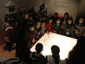 Taller de mosaic romà al Museu d'Història de la Ciutat