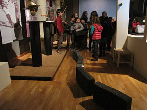 Taller de mosaic romà al Museu d'Història de la Ciutat