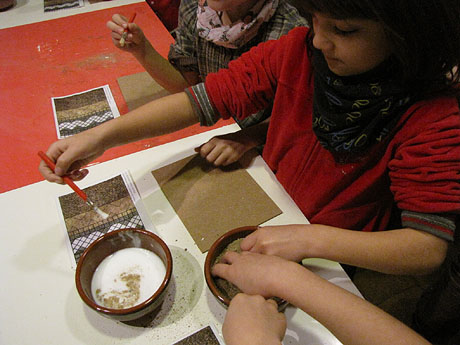 Taller de mosaic romà al Museu d'Història de la Ciutat