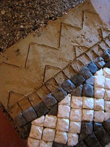 Taller de mosaic romà al Museu d'Història de la Ciutat