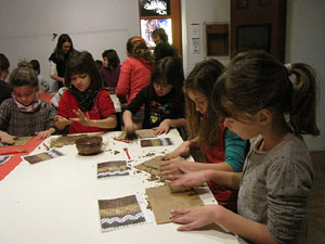 Taller de mosaic romà al Museu d'Història de la Ciutat