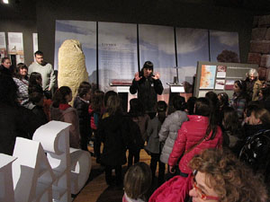 Taller de mosaic romà al Museu d'Història de la Ciutat
