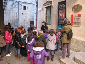 Taller de mosaic romà al Museu d'Història de la Ciutat