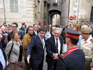 Inauguració a la plaça de la Catedral