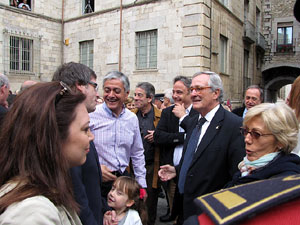 Inauguració a la plaça de la Catedral