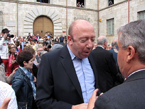 Inauguració a la plaça de la Catedral