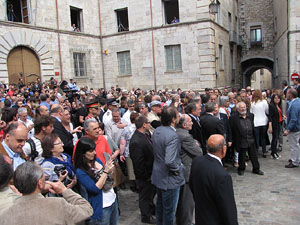 Inauguració a la plaça de la Catedral
