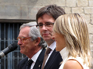 Inauguració a la plaça de la Catedral
