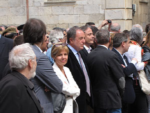 Inauguració a la plaça de la Catedral