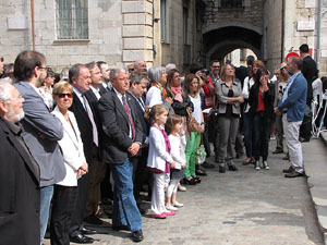Inauguració a la plaça de la Catedral