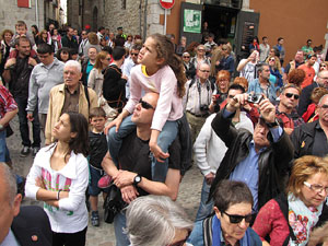 Inauguració a la plaça de la Catedral