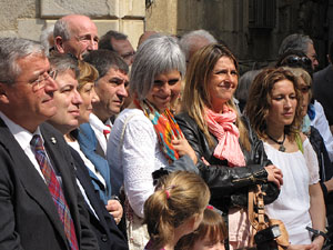 Inauguració a la plaça de la Catedral