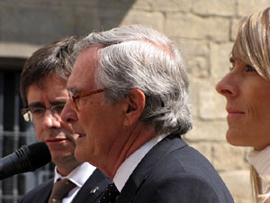 Inauguració a la plaça de la Catedral