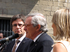 Inauguració a la plaça de la Catedral