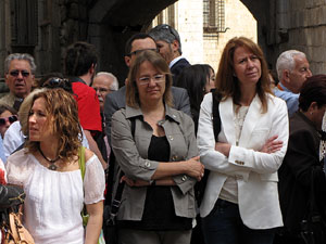 Inauguració a la plaça de la Catedral