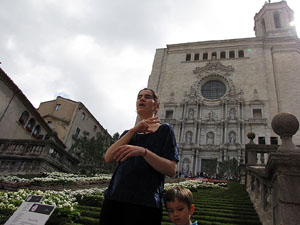 Inauguració a la plaça de la Catedral