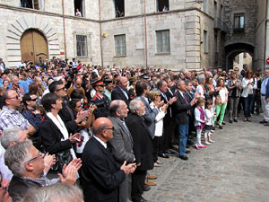 Inauguració a la plaça de la Catedral