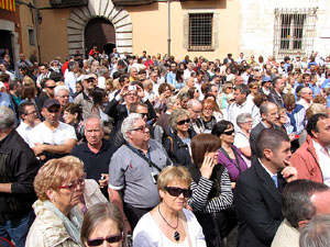 Inauguració a la plaça de la Catedral