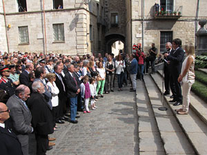 Inauguració a la plaça de la Catedral