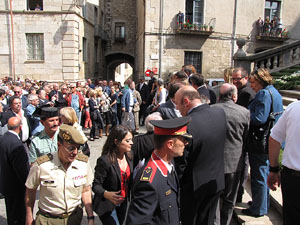 Inauguració a la plaça de la Catedral