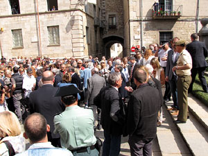 Inauguració a la plaça de la Catedral