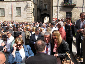 Inauguració a la plaça de la Catedral