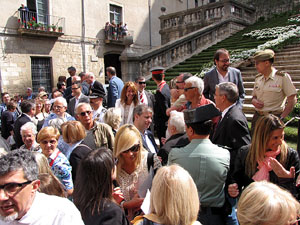 Inauguració a la plaça de la Catedral