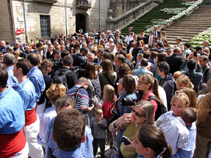 Inauguració a la plaça de la Catedral