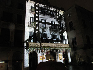 Mapping a la pla&ccedil;a del Vi