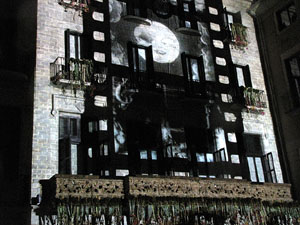 Mapping a la pla&ccedil;a del Vi