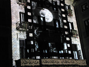 Mapping a la pla&ccedil;a del Vi