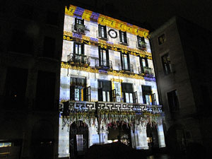 Mapping a la pla&ccedil;a del Vi