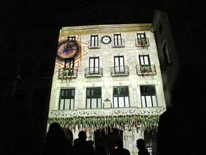 Mapping a la pla&ccedil;a del Vi