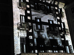 Mapping a la pla&ccedil;a del Vi