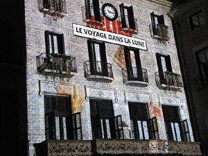 Mapping a la pla&ccedil;a del Vi