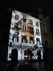 Mapping a la pla&ccedil;a del Vi