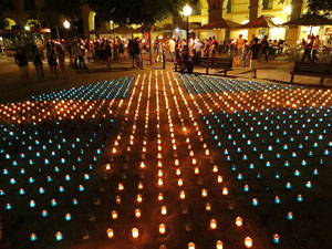 L'estelada a la pla&ccedil;a de la Independ&egrave;ncia