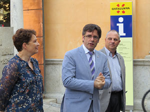 Diada Nacional 2014. Ofrena floral a Carles Rahola