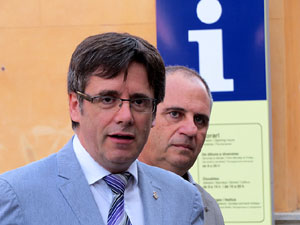 Diada Nacional 2014. Ofrena floral a Carles Rahola