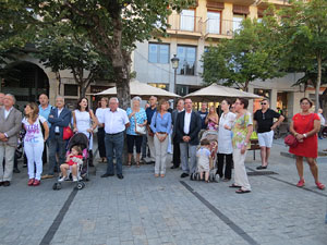 Diada Nacional 2014. Ofrena floral a Carles Rahola