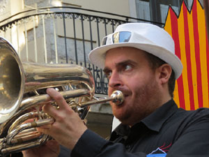 Diada Nacional 2014. Sardanes i concentraci&oacute; a la pla&ccedil;a del Vi