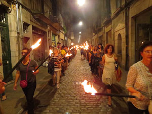 Diada Nacional 2014. La Marxa de Torxes