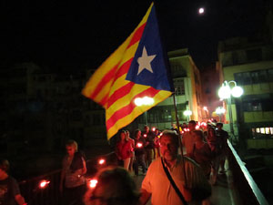 Diada Nacional 2014. La Marxa de Torxes