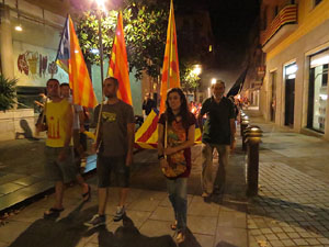 Diada Nacional 2014. La Marxa de Torxes