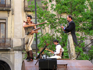 Festes de Primavera 2014. Espectacles a la plaça de la Independència
