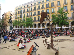 Festes de Primavera 2014. Espectacles a la plaça de la Independència