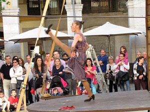 Festes de Primavera 2014. Espectacles a la plaça de la Independència