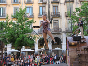Festes de Primavera 2014. Espectacles a la plaça de la Independència