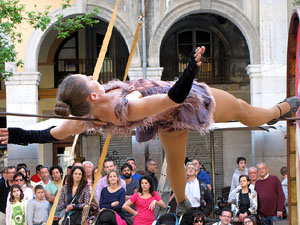 Festes de Primavera 2014. Espectacles a la plaça de la Independència